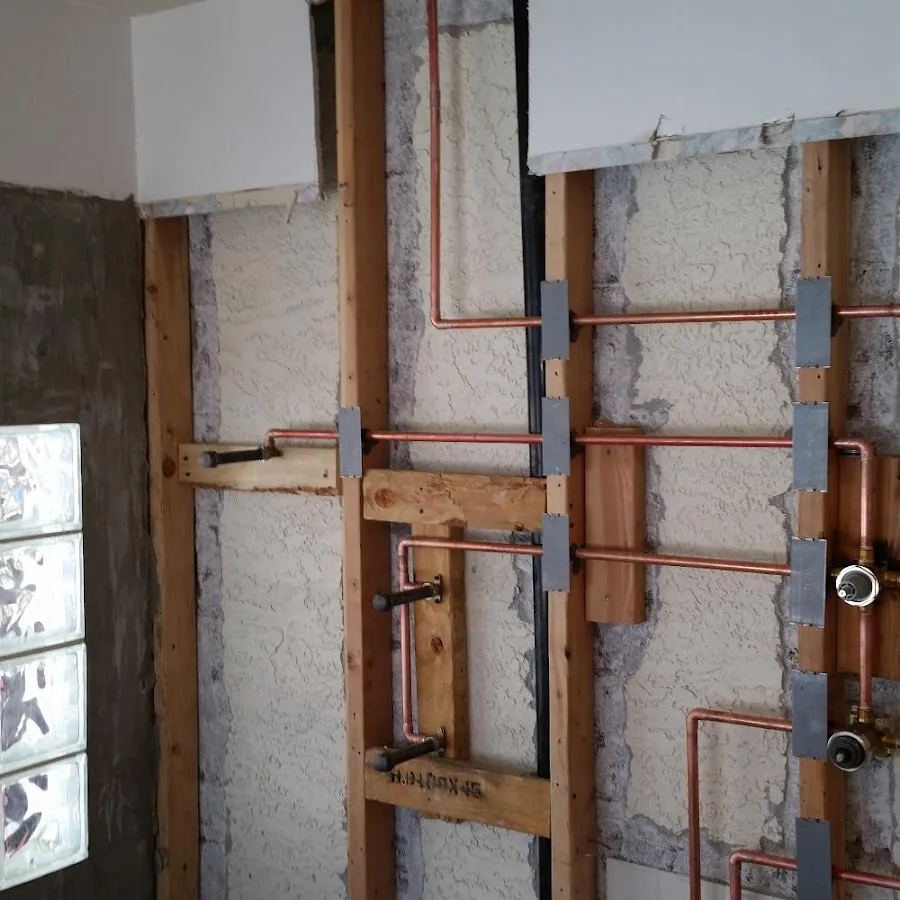Copper pipe installation for Repiping in Belding